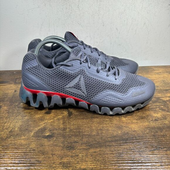 Reebok Other - Reebok Zig Pulse SE‎ Gray Athletic Shoes Sneakers Men's Size 9.5